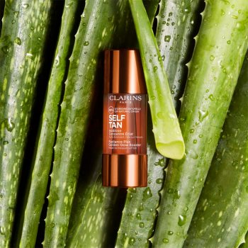 Clarins Self Tan Radiance-Plus Golden Glow Booster produs bronzare faciale - imagine 3